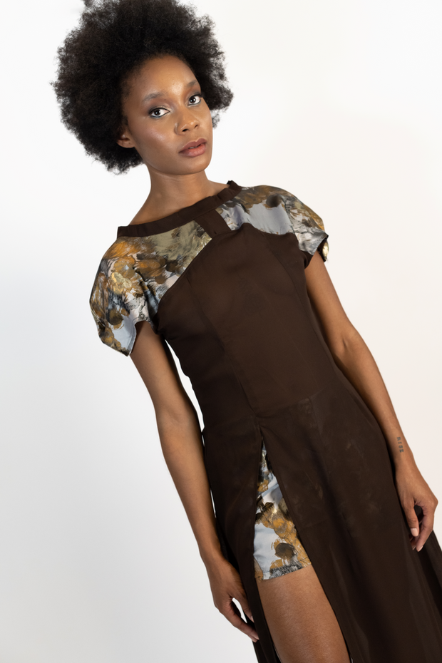 Light Brown Maxi Dress™-Designed By BLACKPEARL's SECRET
