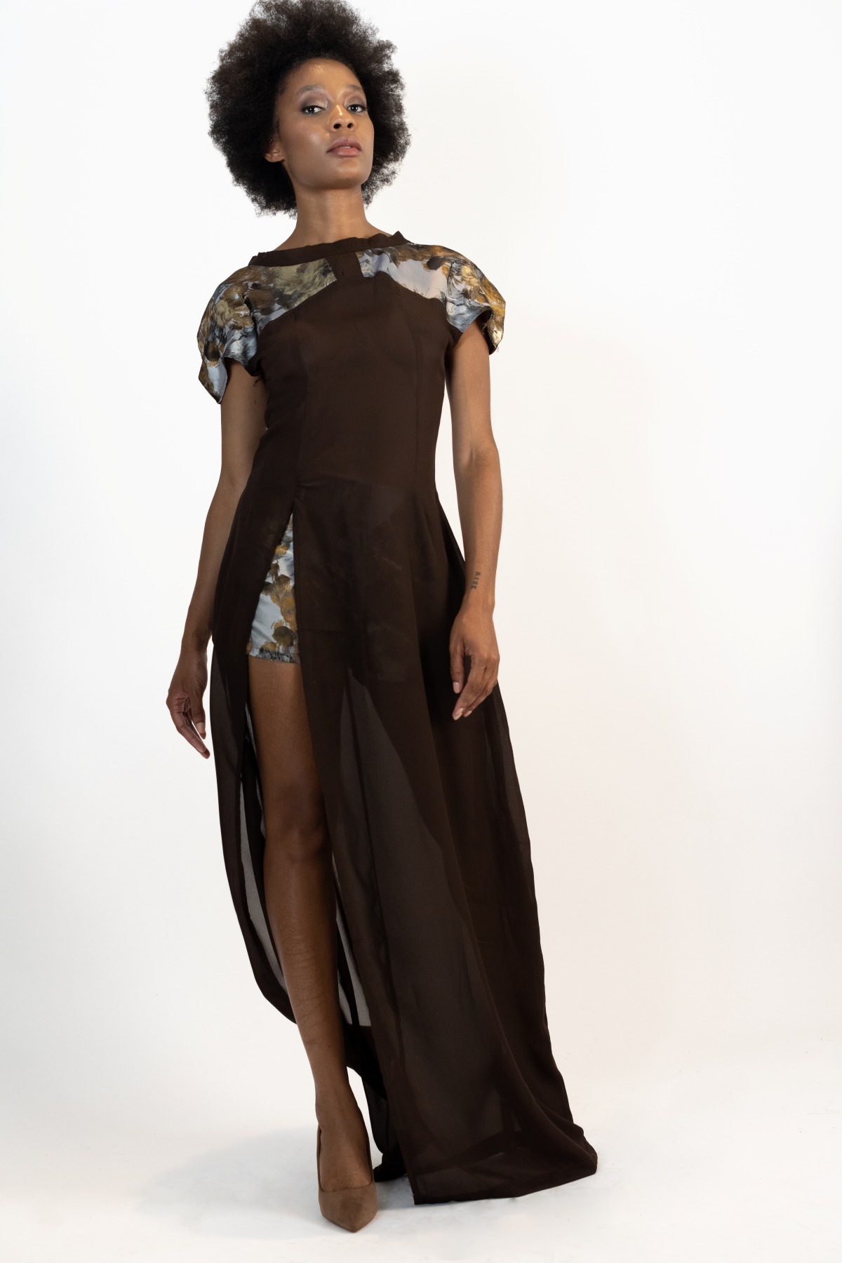 Light Brown Maxi Dress™- Designed By BLACKPEARL's SECRET
