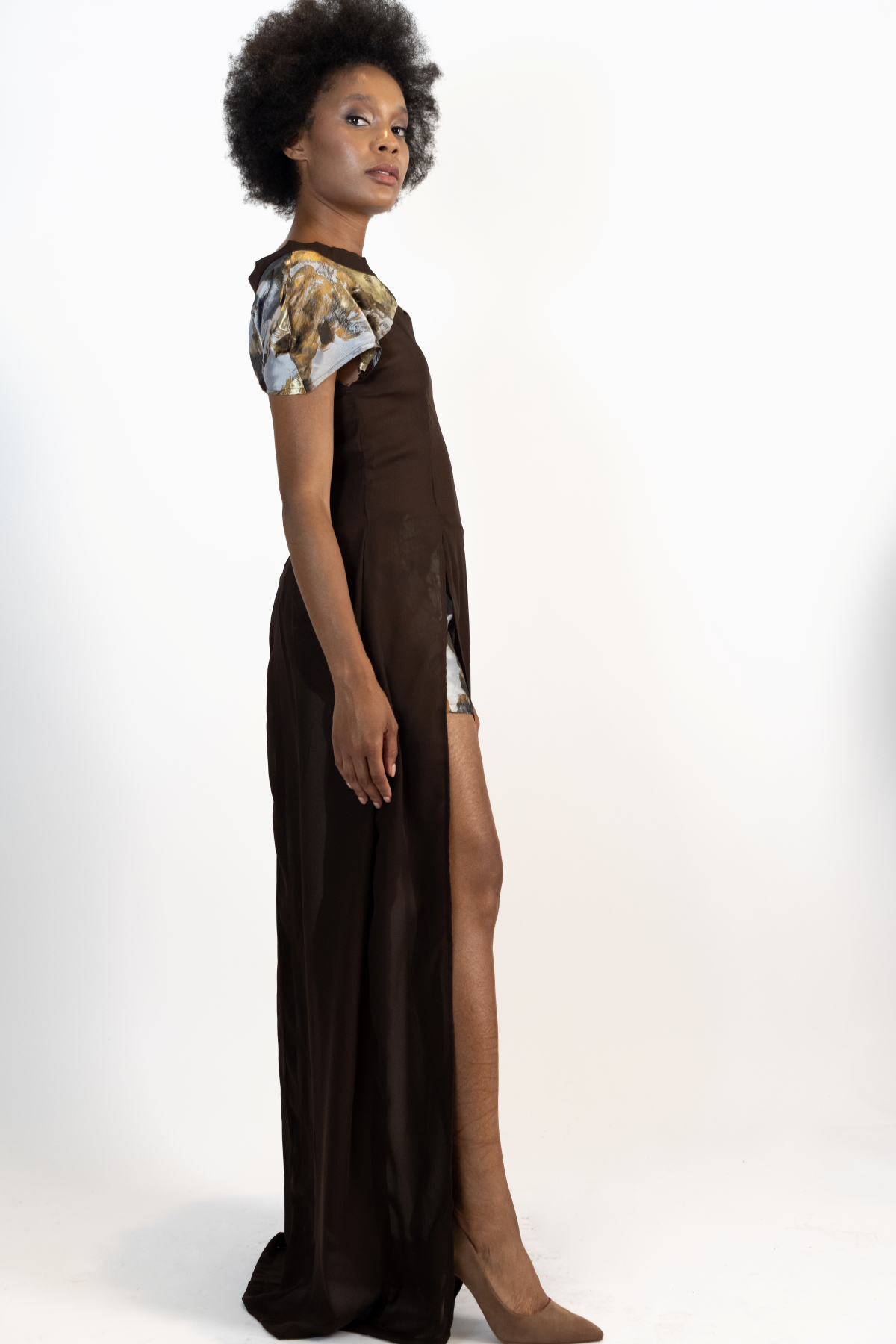 Light Brown Maxi Dress™- Designed By BLACKPEARL's SECRET